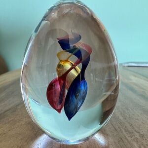 Czech Handmade Artcristal Bohemia handmade in Republic. Prague purchase. EUC